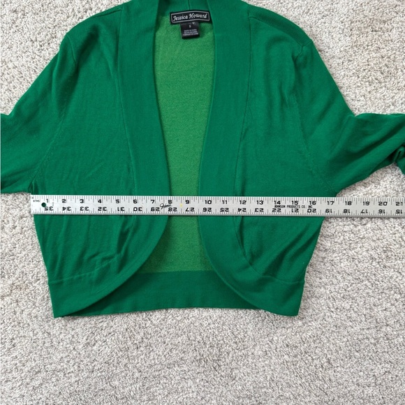 Jessica Howard Green Women's Shrug Size Small - Picture 6 of 7